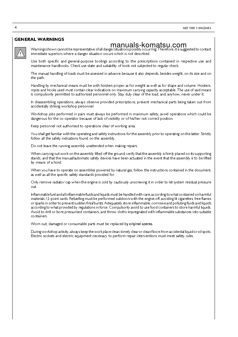 Protected: S4D104-4(ITA)-ENGINE S/N 494840-UP Shop (repair) manual (English)