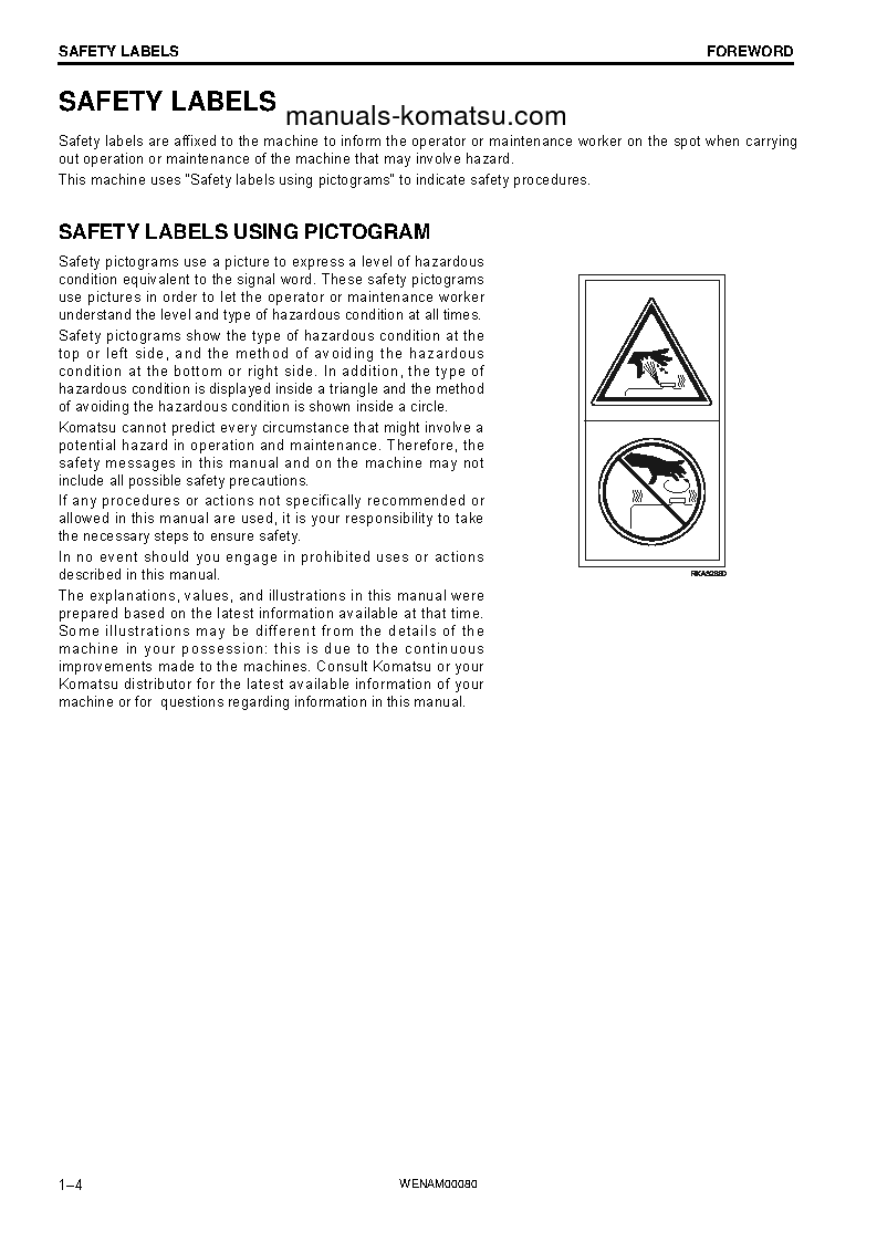 Protected: WB97R-5(ITA)-TIER 3 S/N F90001-UP Operation manual (English)