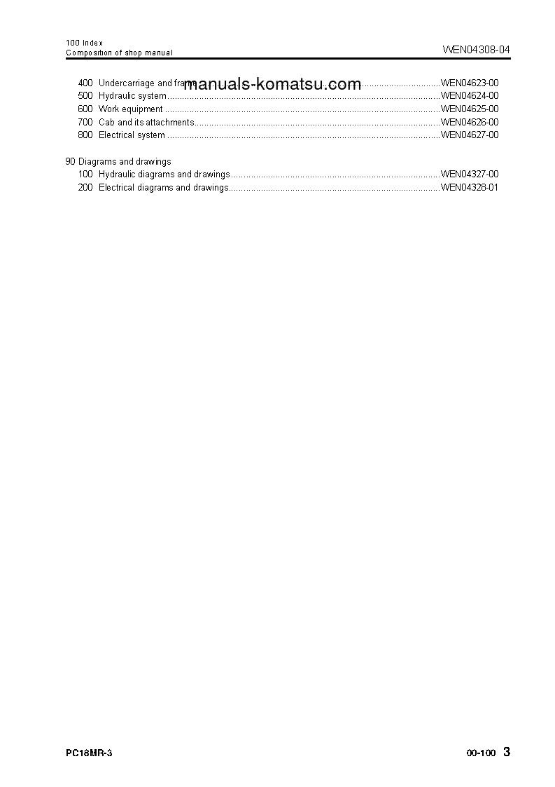 Protected: PC18MR-3(ITA) S/N F30001-UP Shop (repair) manual (English)