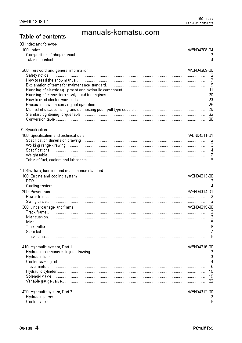 Protected: PC18MR-3(ITA) S/N F30001-UP Shop (repair) manual (English)