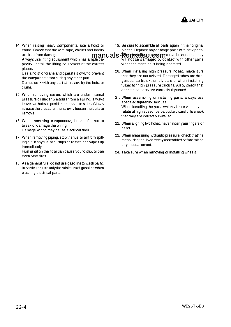 Protected: WB93R-5(ITA)-TIER 3 S/N F70001-UP Shop (repair) manual (English)