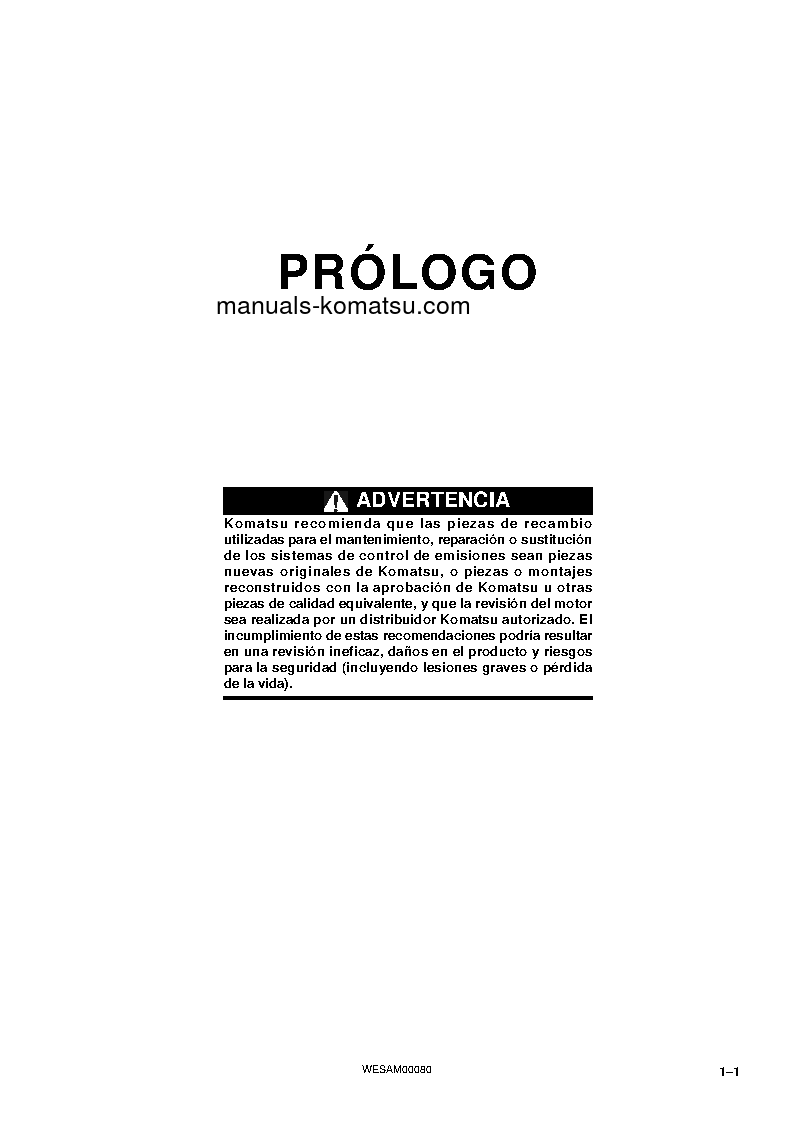 Protected: WB97R-5(ITA)-TIER 3 S/N F90001-UP Operation manual (Spanish)