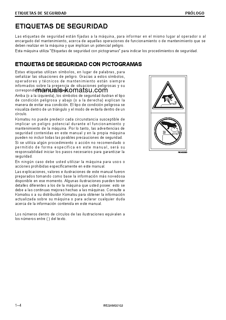Protected: WB93R-5(ITA)-TIER 3 S/N F70001-UP Operation manual (Spanish)