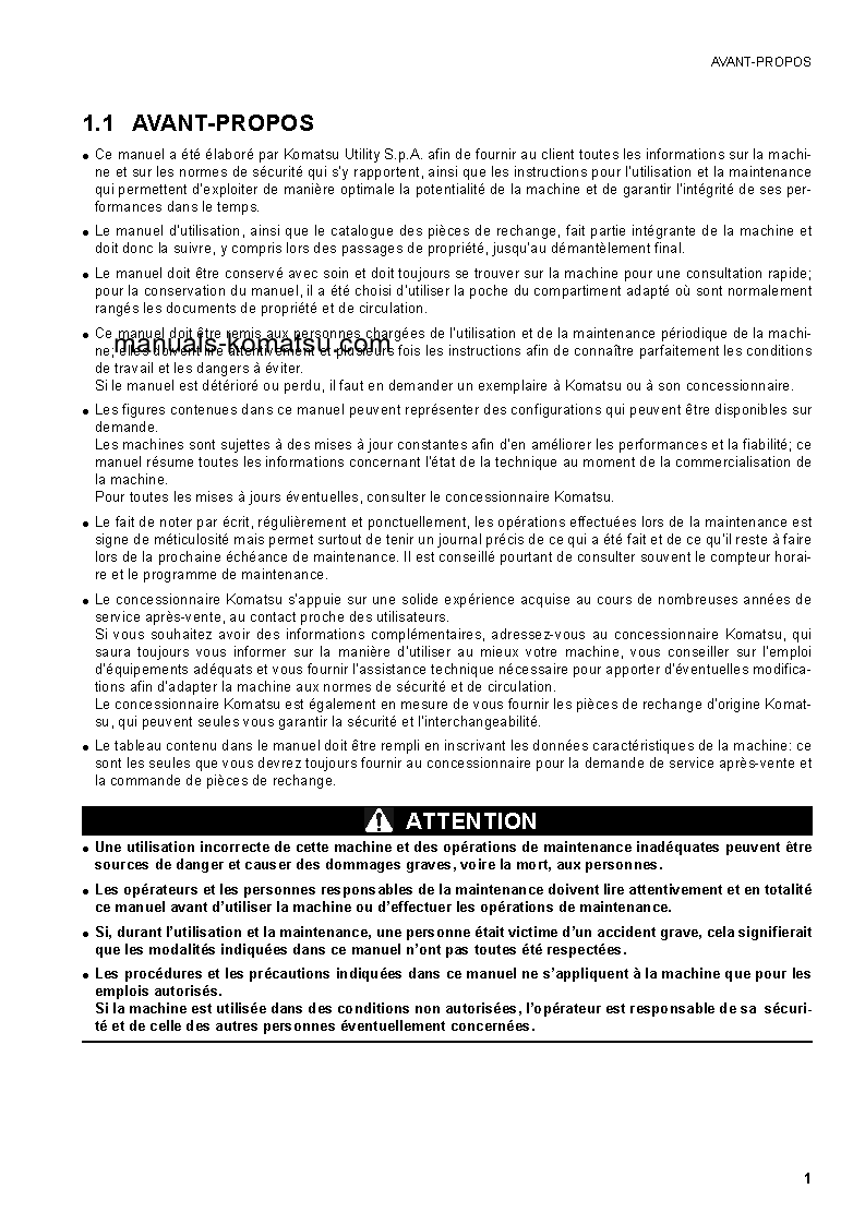 Protected: SK1020-5(ITA) S/N 37CF00126-37CF00137 Operation manual (French)