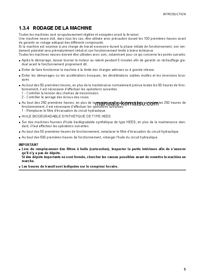 Protected: SK1020-5(ITA) S/N 37CF80018-UP Operation manual (French)