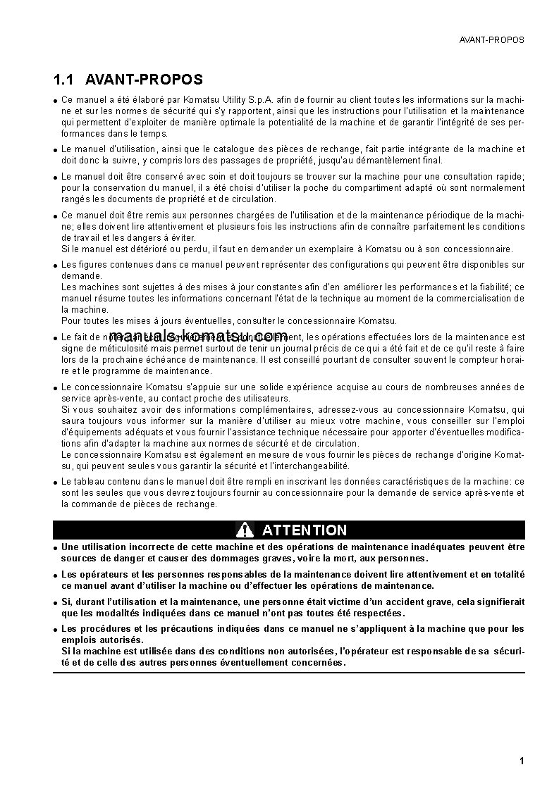 Protected: SK1020-5(ITA)-TURBO S/N 37CTF00432-37CTF00654 Operation manual (French)