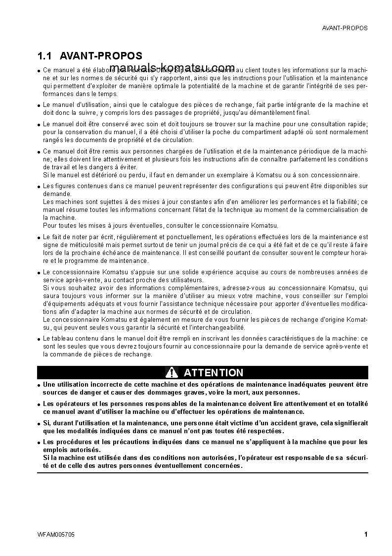 Protected: SK1026-5(ITA) S/N 37CTF50083-UP Operation manual (French)