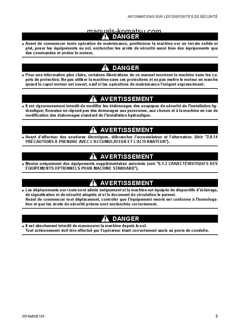 Protected: CK20-1(ITA) S/N F00271-UP Operation manual (French)