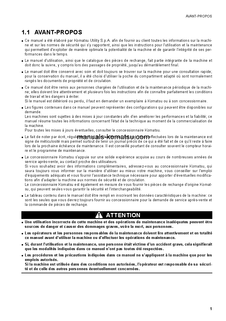 Protected: CK30-1(ITA) S/N F00003-F00187 Operation manual (French)