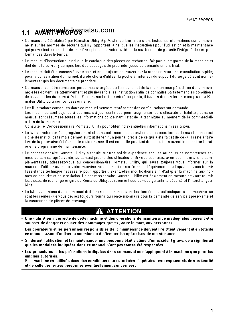 Protected: PC50MR-2(JPN)-FOR EU S/N 5001-UP Operation manual (French)