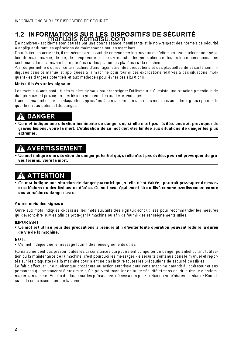 Protected: PC27MR-2(JPN) S/N 15001-UP Operation manual (French)