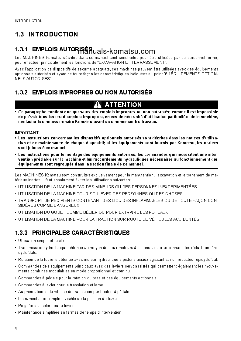 Protected: PC27MR-2(JPN) S/N 15001-UP Operation manual (French)