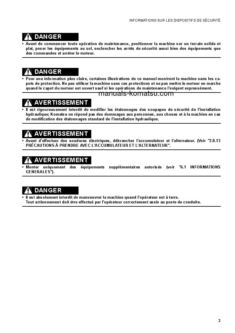 Protected: PC18MR-2(JPN) S/N 15001-UP Operation manual (French)