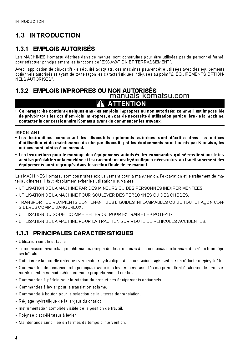 Protected: PC18MR-2(JPN) S/N 15001-UP Operation manual (French)