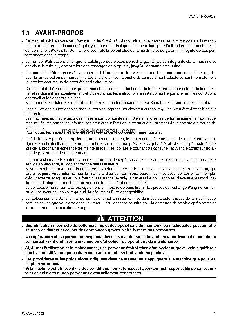 Protected: CK25-1(ITA) S/N F00071-UP Operation manual (French)