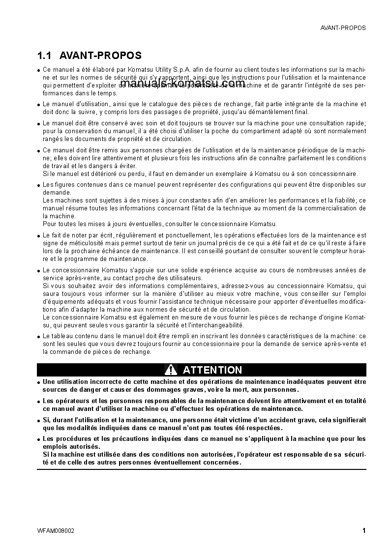 Protected: CK35-1(ITA) S/N F00055-F00072 Operation manual (French)
