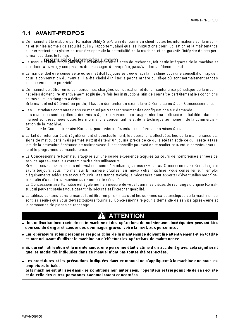 Protected: PC80MR-3(ITA) S/N F00003-UP Operation manual (French)