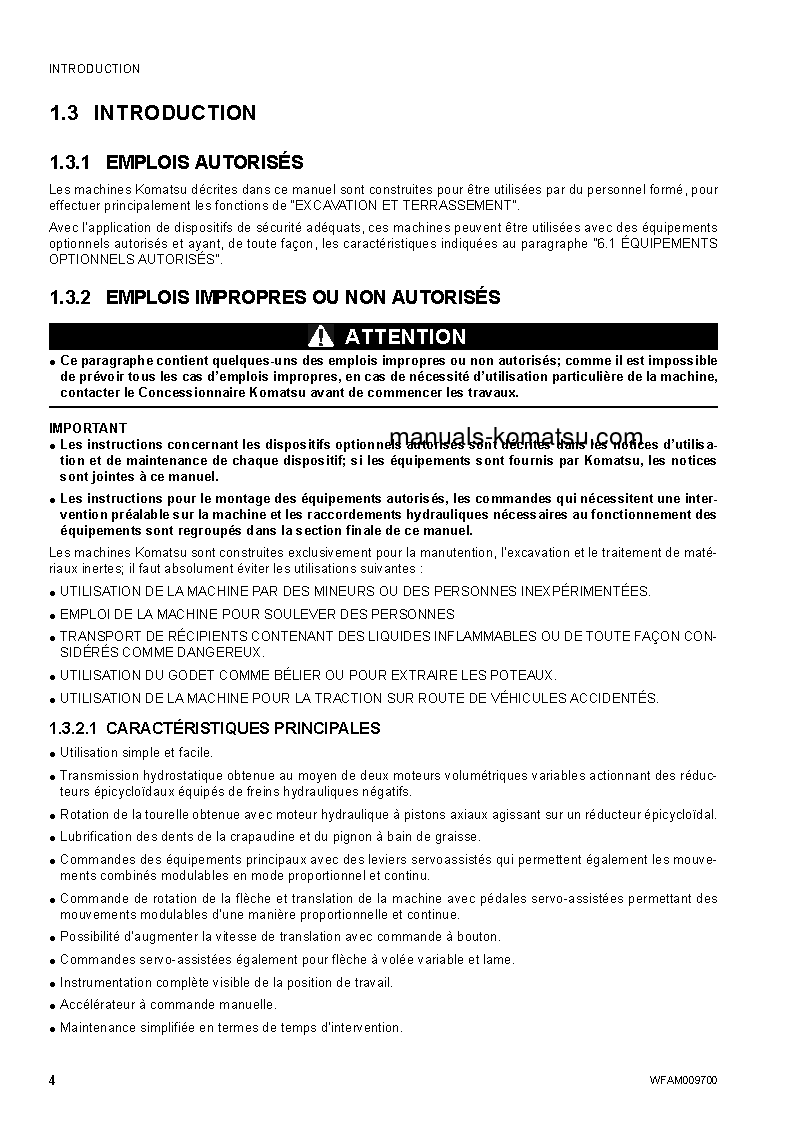 Protected: PC80MR-3(ITA) S/N F00003-UP Operation manual (French)