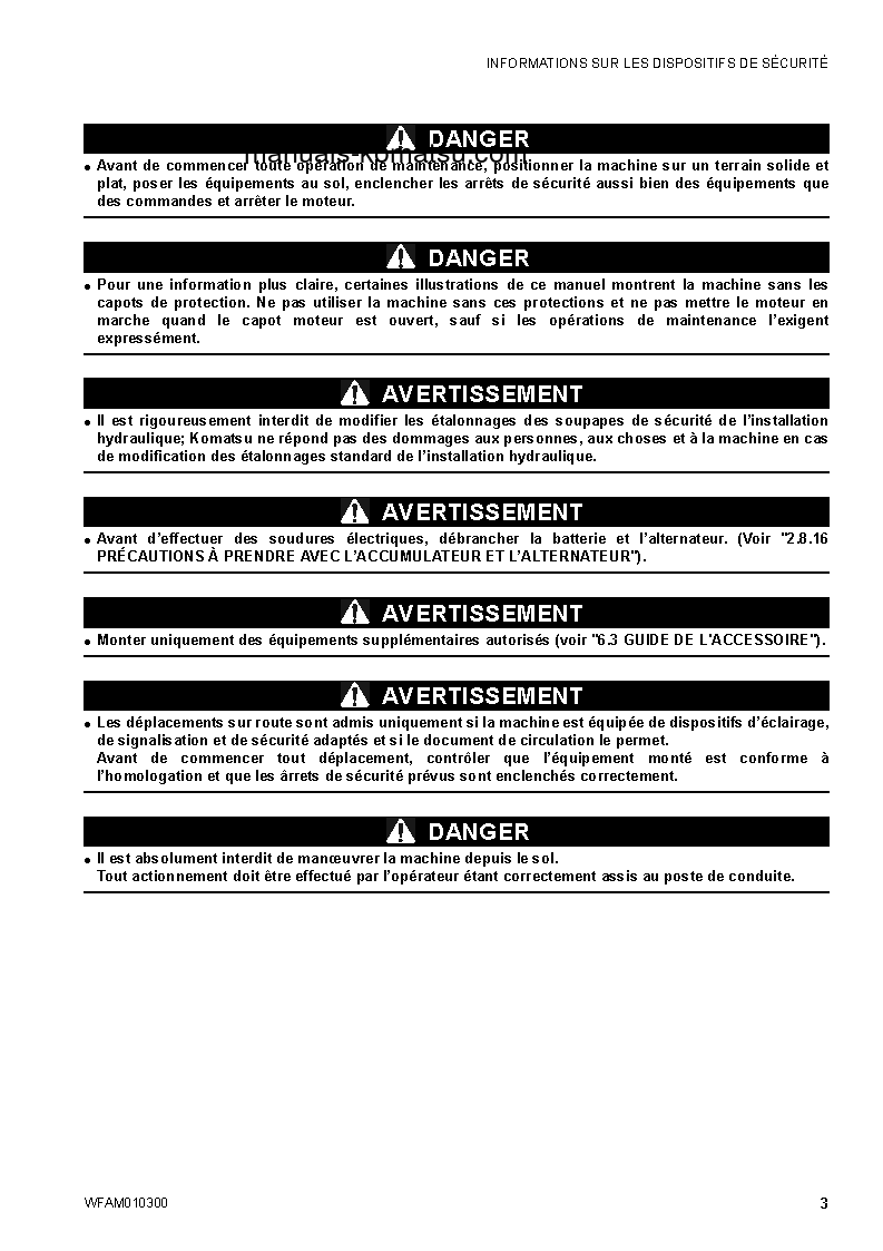 Protected: SK714-5(ITA)-/ S/N F04859-UP Operation manual (French)