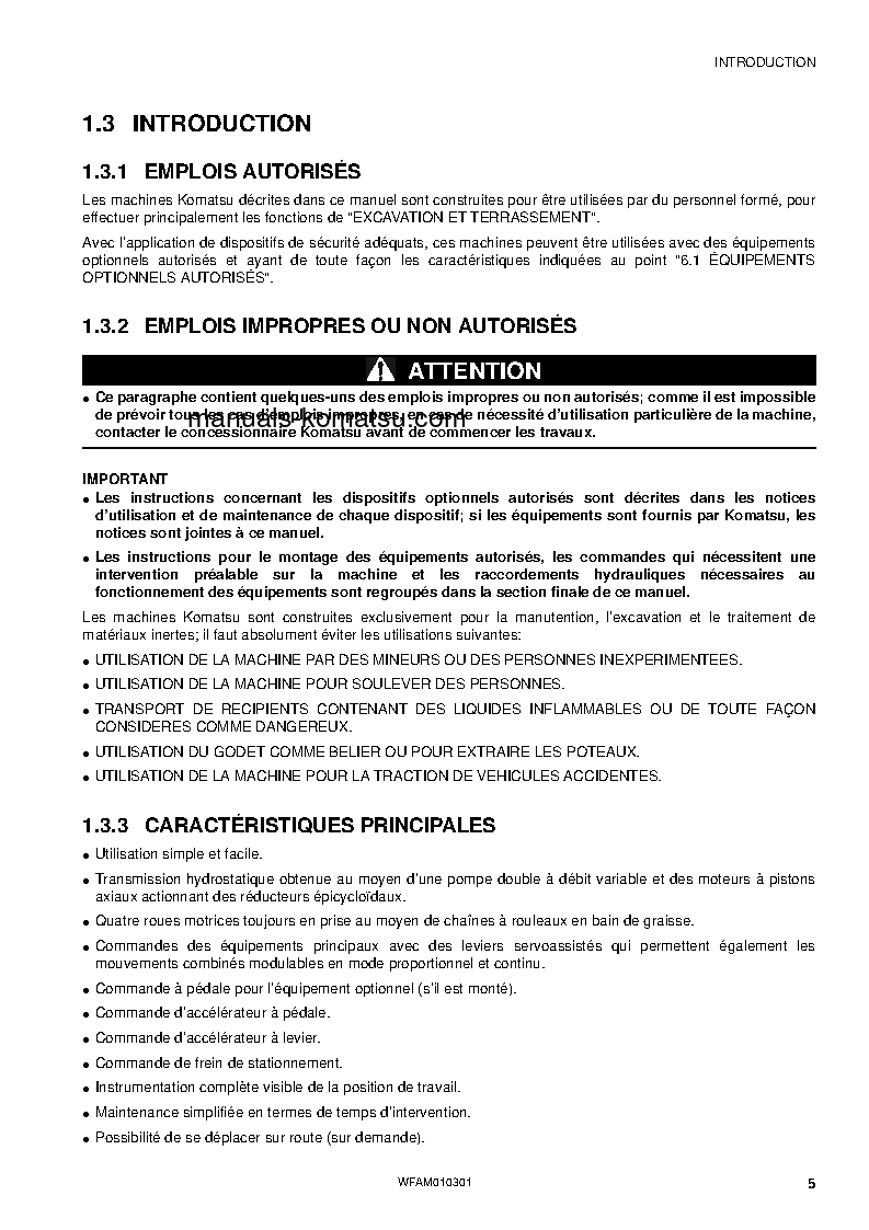 Protected: SK714-5(ITA)-/ S/N F05278-UP Operation manual (French)