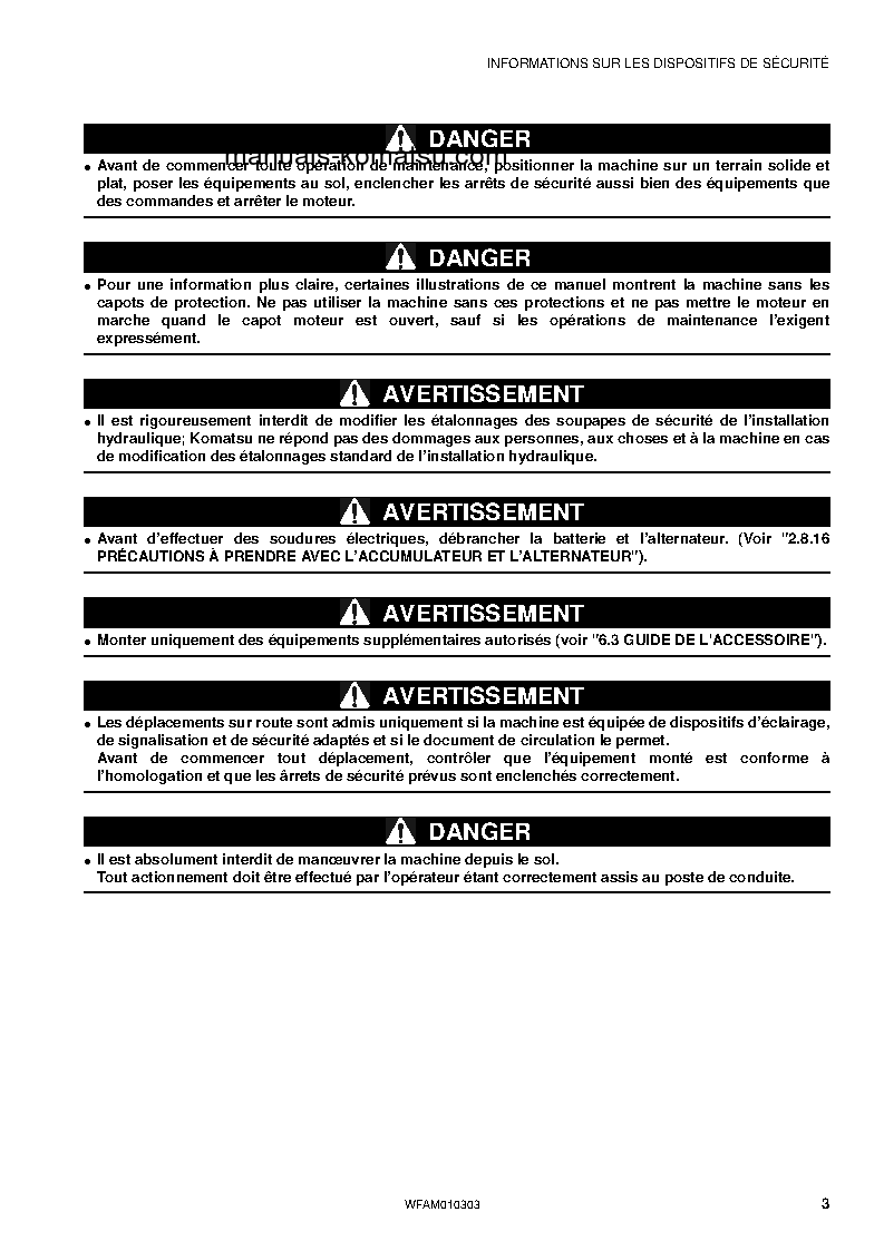 Protected: SK714-5(ITA)-/ S/N F05326-UP Operation manual (French)