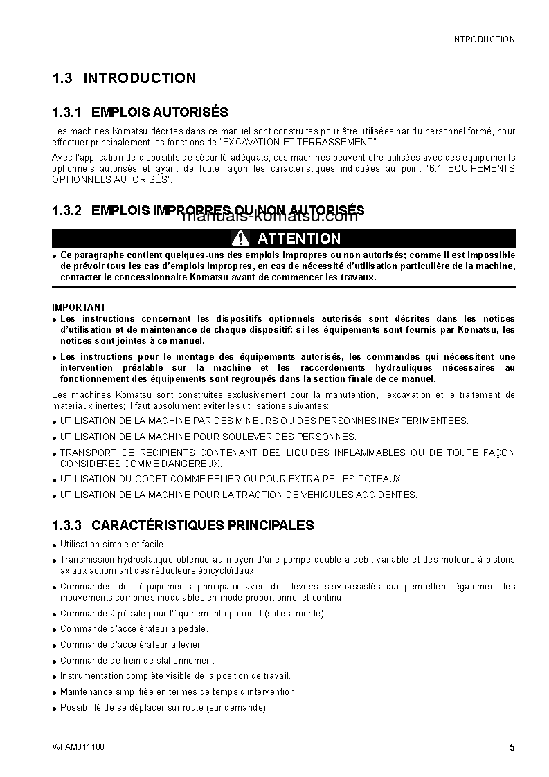 Protected: CK25-1(ITA) S/N F00092-UP Operation manual (French)