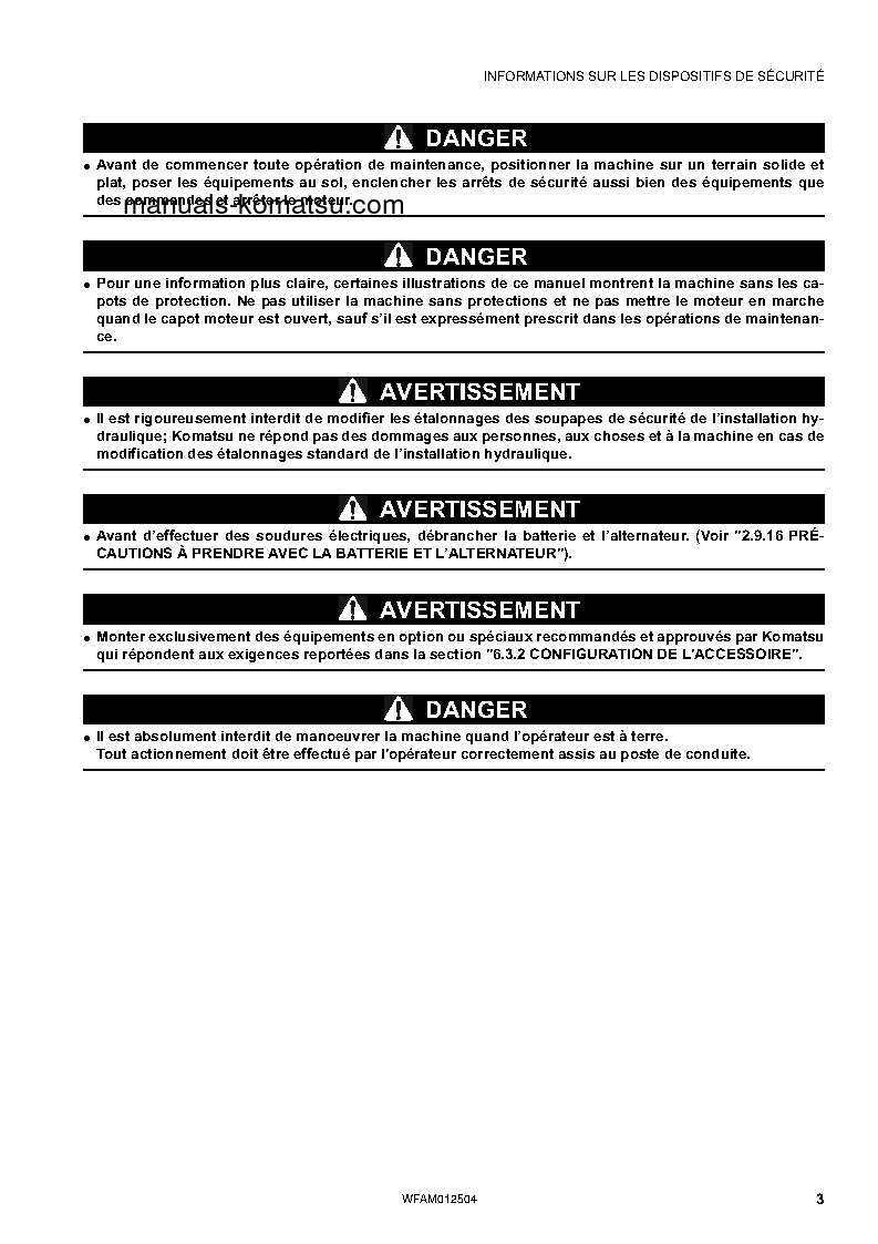 Protected: PC26MR-3(ITA) S/N F31129-UP Operation manual (French)