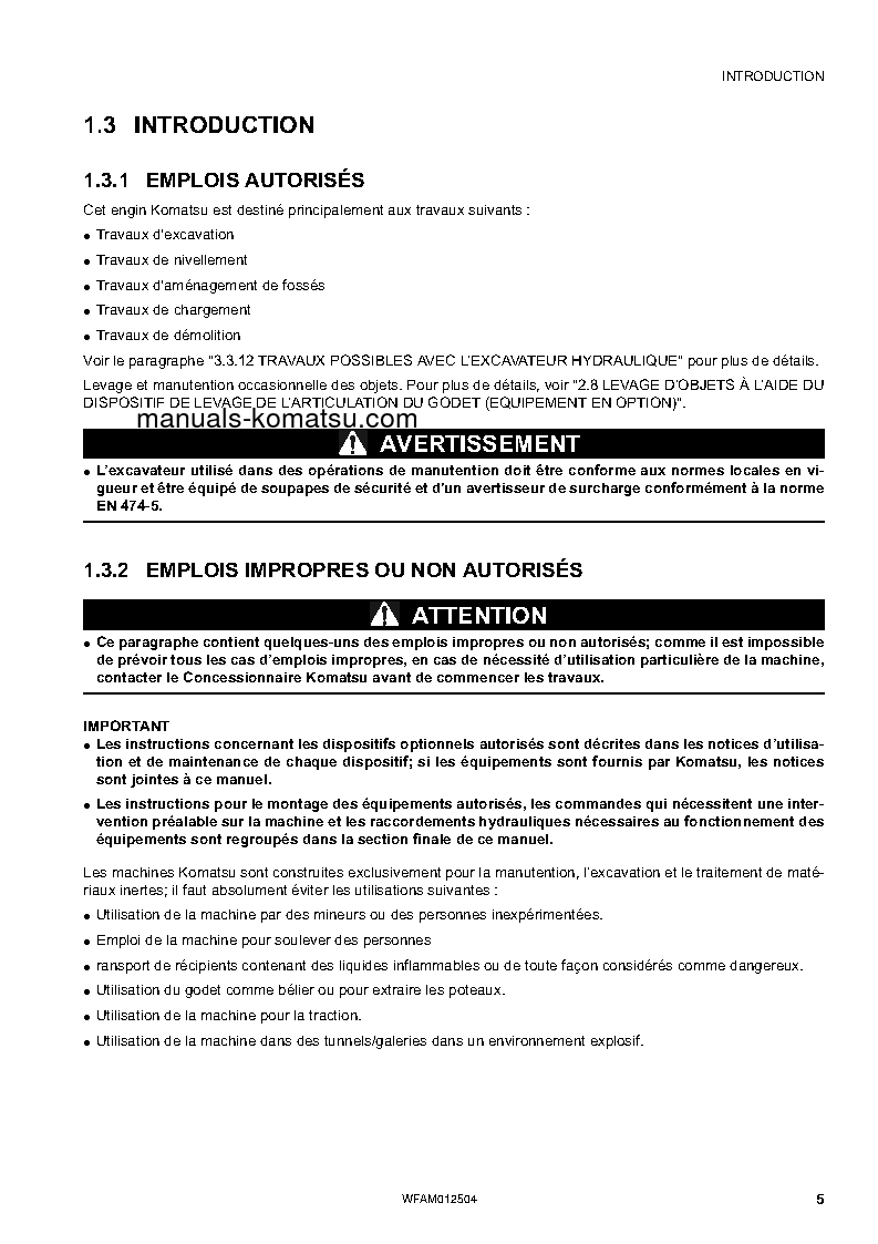 Protected: PC26MR-3(ITA) S/N F31129-UP Operation manual (French)