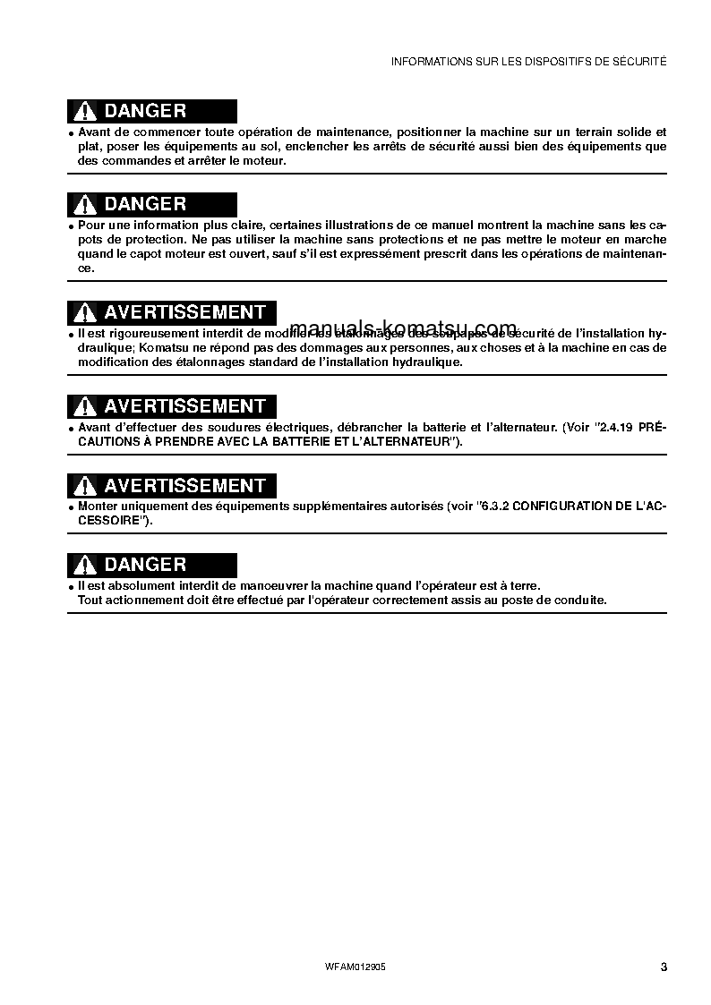 Protected: PC80MR-3(ITA) S/N F00270-UP Operation manual (French)