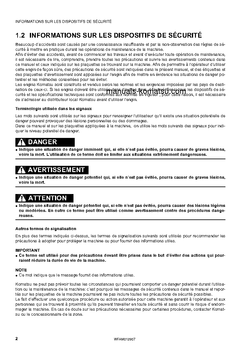 Protected: PC80MR-3(ITA) S/N F00430-UP Operation manual (French)