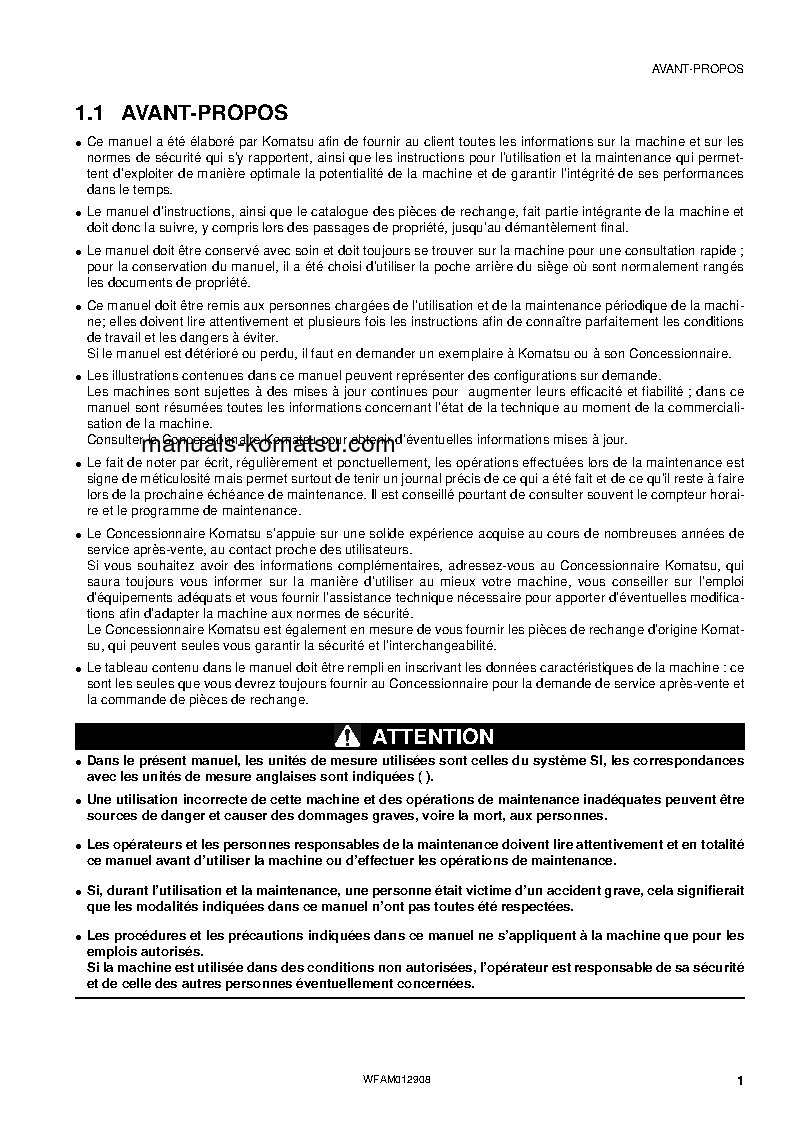 Protected: PC80MR-3(ITA) S/N F00887-UP Operation manual (French)