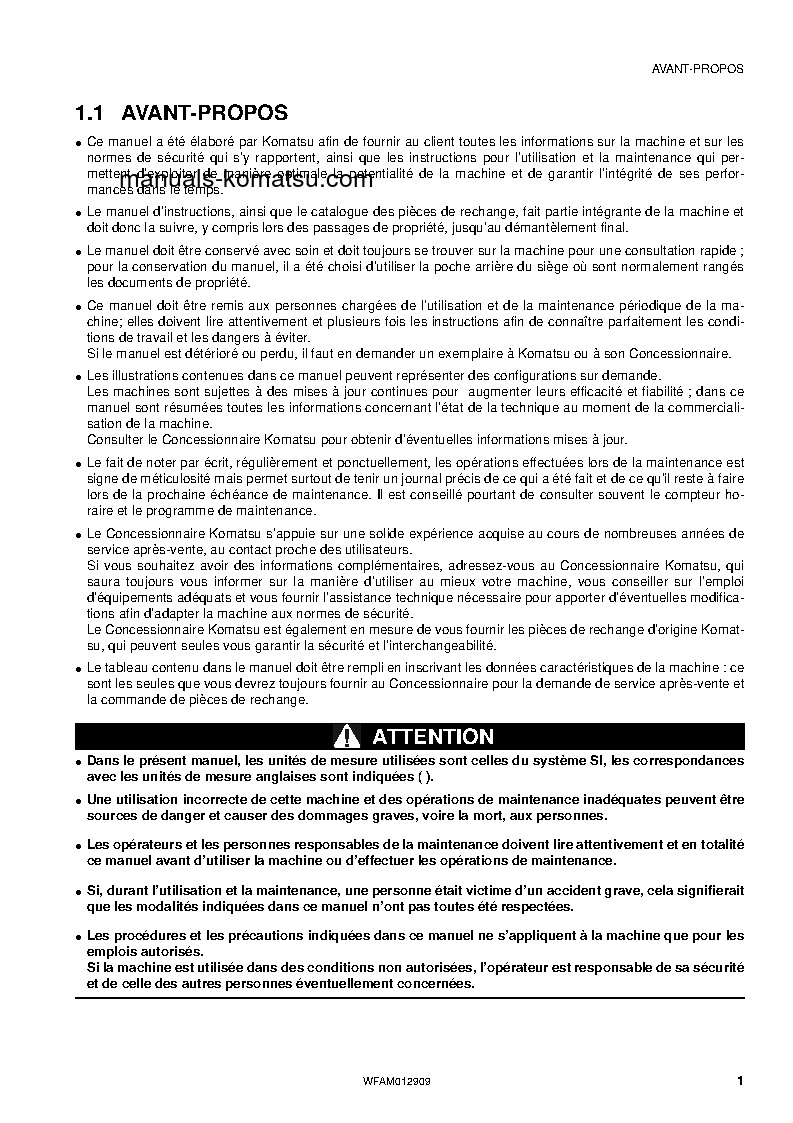 Protected: PC80MR-3(ITA) S/N F00952-UP Operation manual (French)