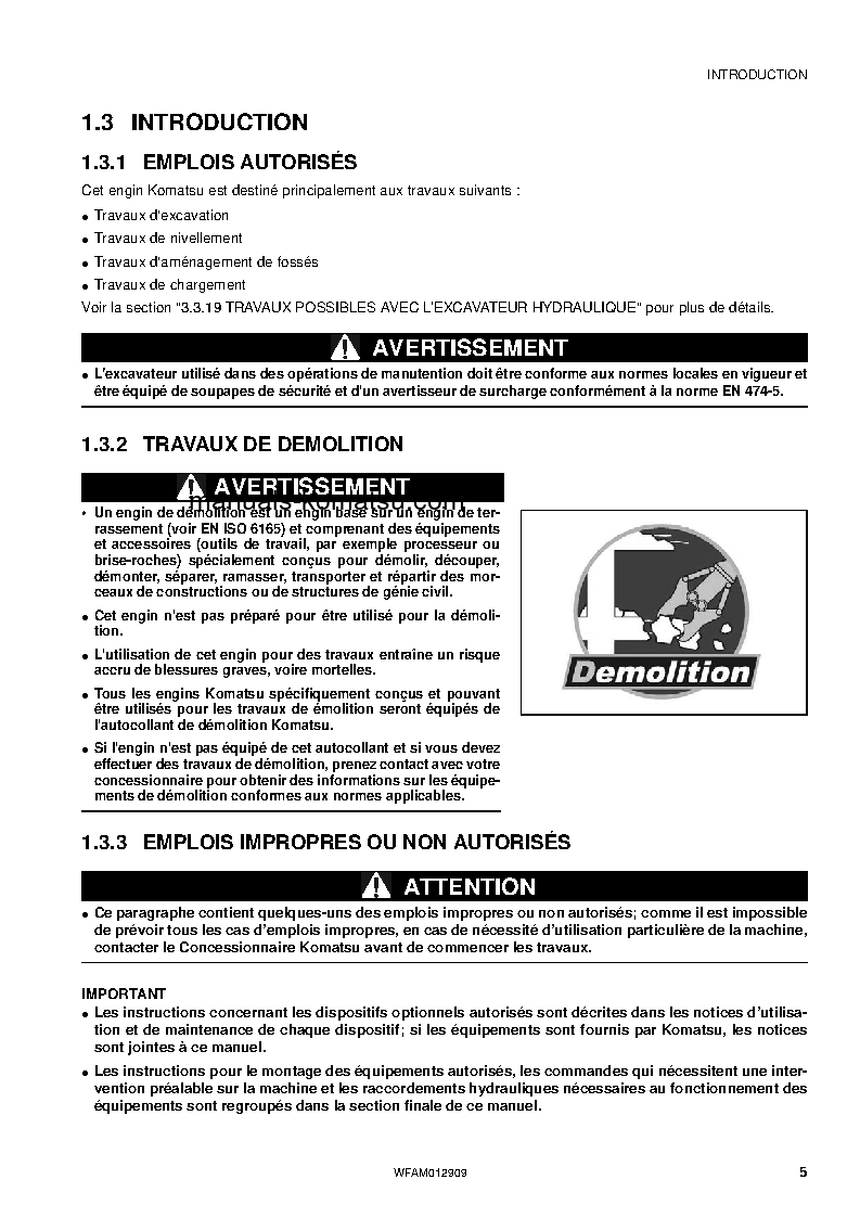 Protected: PC80MR-3(ITA) S/N F00952-UP Operation manual (French)