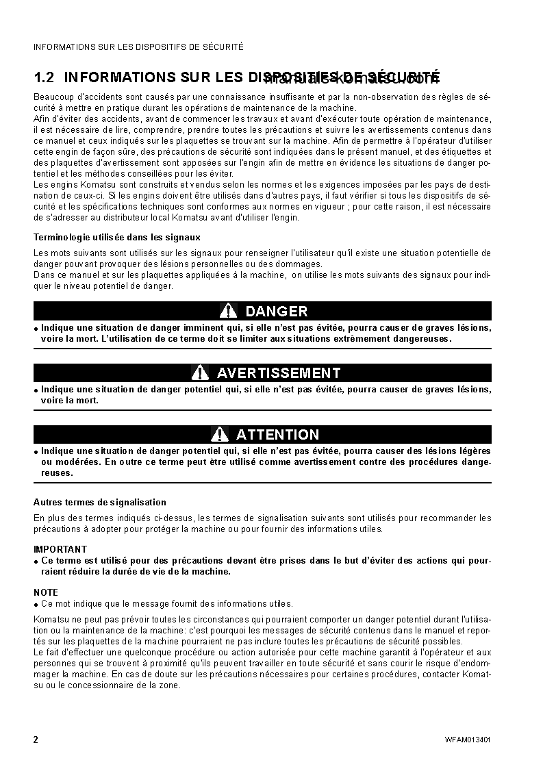 Protected: PC20MR-2(ITA) S/N F00447-UP Operation manual (French)