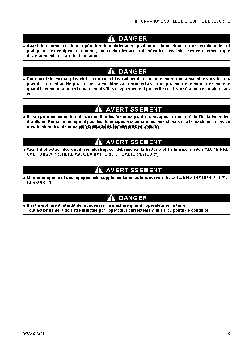 Protected: PC20MR-2(ITA) S/N F00447-UP Operation manual (French)