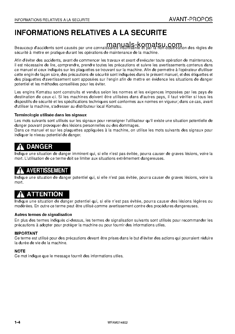Protected: PC118MR-8(ITA) S/N F00183-UP Operation manual (French)