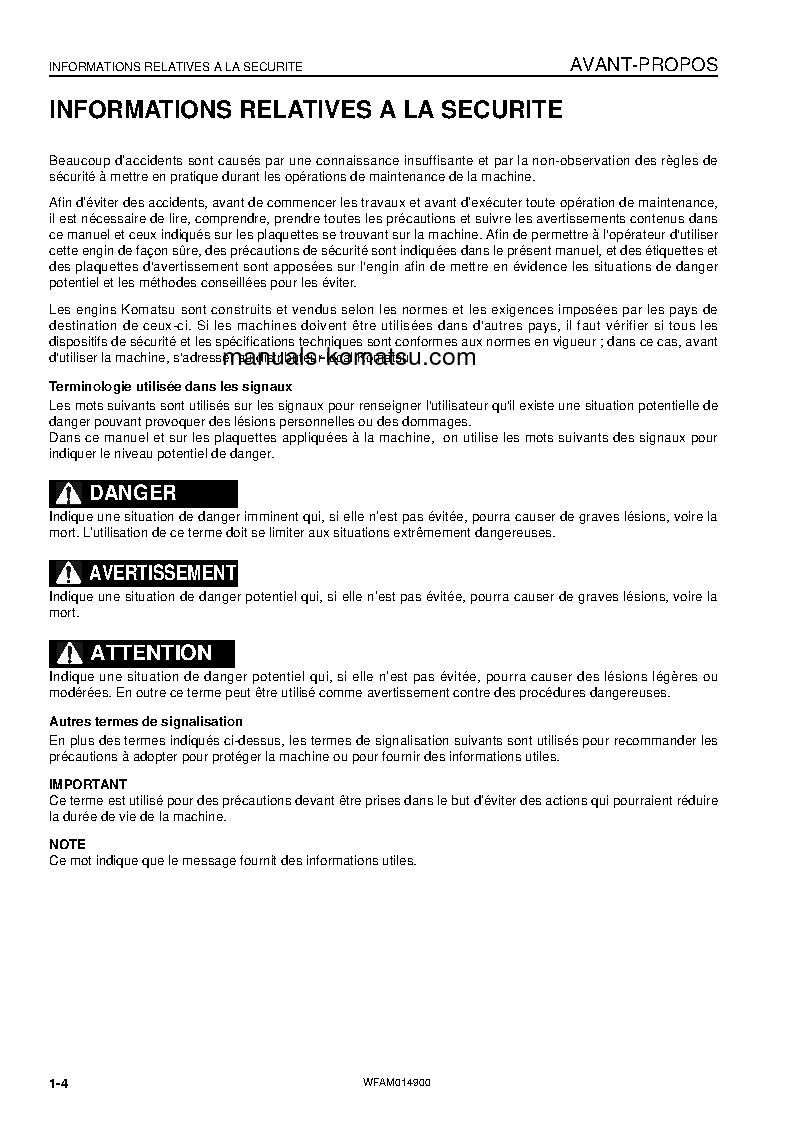 Protected: PW118MR-8(ITA) S/N F00003-UP Operation manual (French)