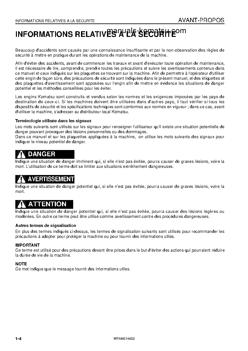 Protected: PW118MR-8(ITA) S/N F00243-UP Operation manual (French)