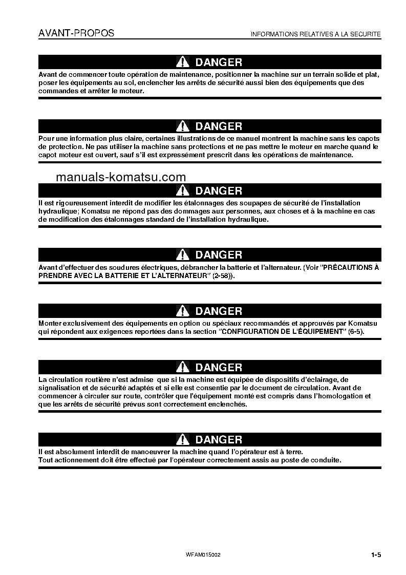Protected: PW98MR-8(ITA) S/N F80259-UP Operation manual (French)