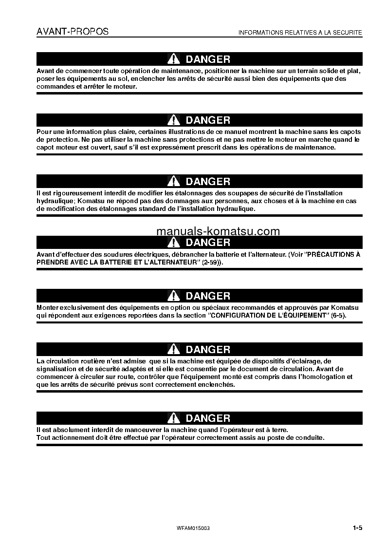 Protected: PW98MR-8(ITA) S/N F80281-UP Operation manual (French)