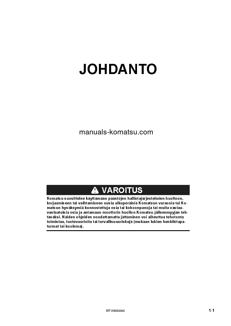 Protected: PC88MR-10(ITA) S/N F10003-UP Operation manual (Finnish)