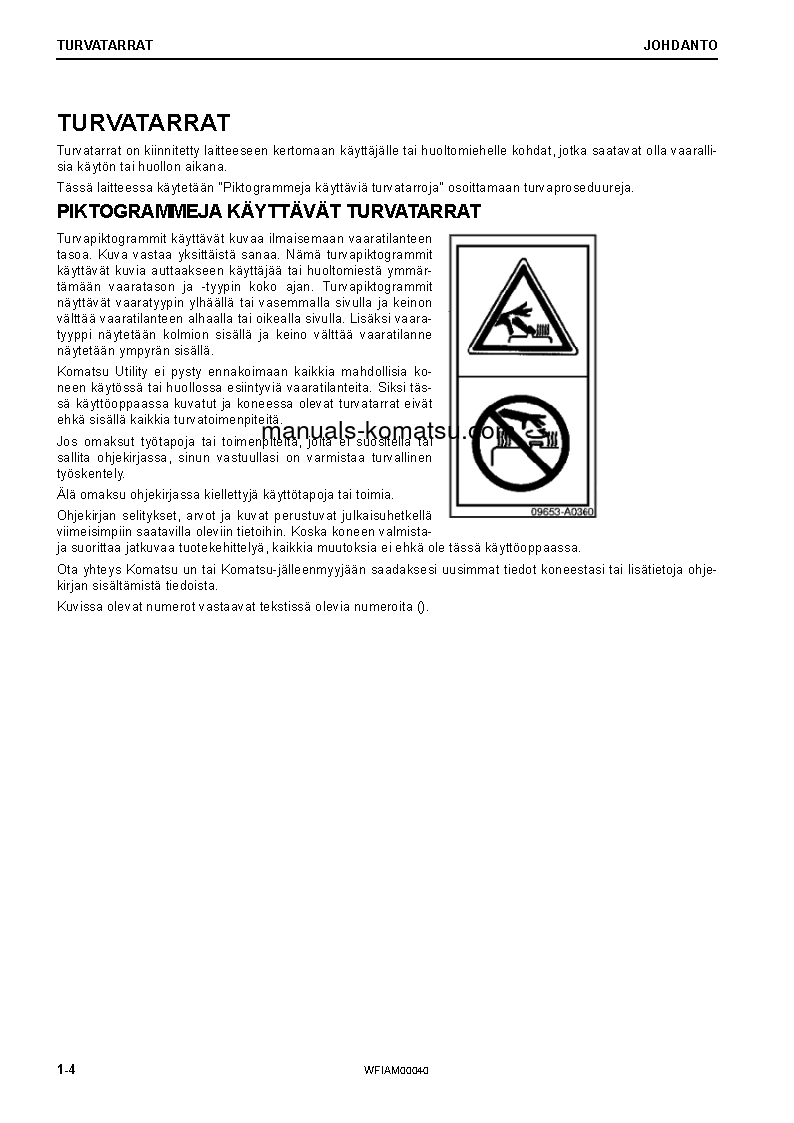 Protected: PC88MR-10(ITA) S/N F10003-UP Operation manual (Finnish)