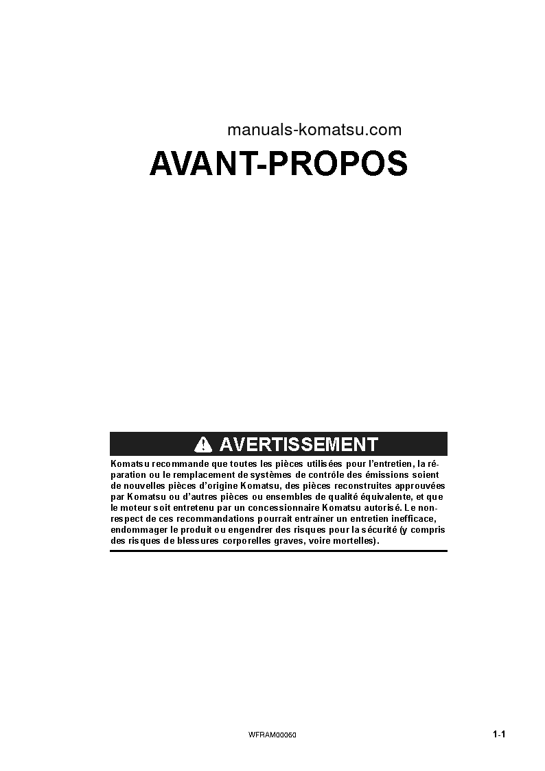 Protected: PW98MR-10(ITA) S/N F10003-UP Operation manual (French)