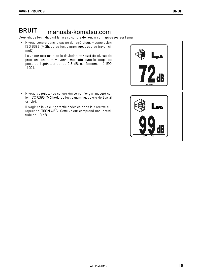 Protected: PC138US-11(ITA) S/N 50001-UP Operation manual (French)