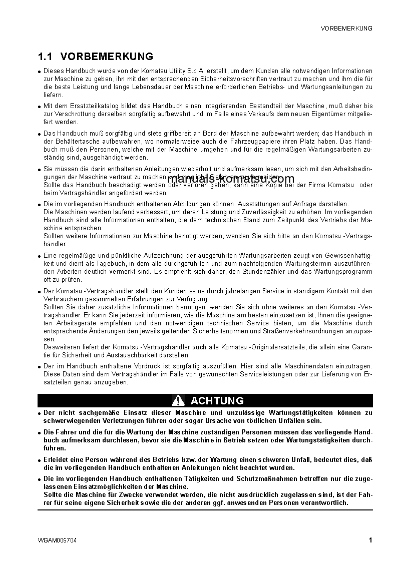 Protected: SK1026-5(ITA) S/N 37CTF50073-37CTF50082 Operation manual (German)