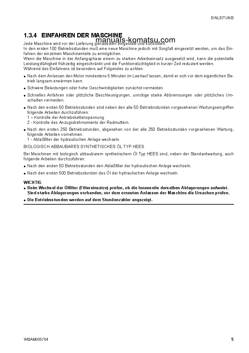 Protected: SK1026-5(ITA) S/N 37CTF50073-37CTF50082 Operation manual (German)