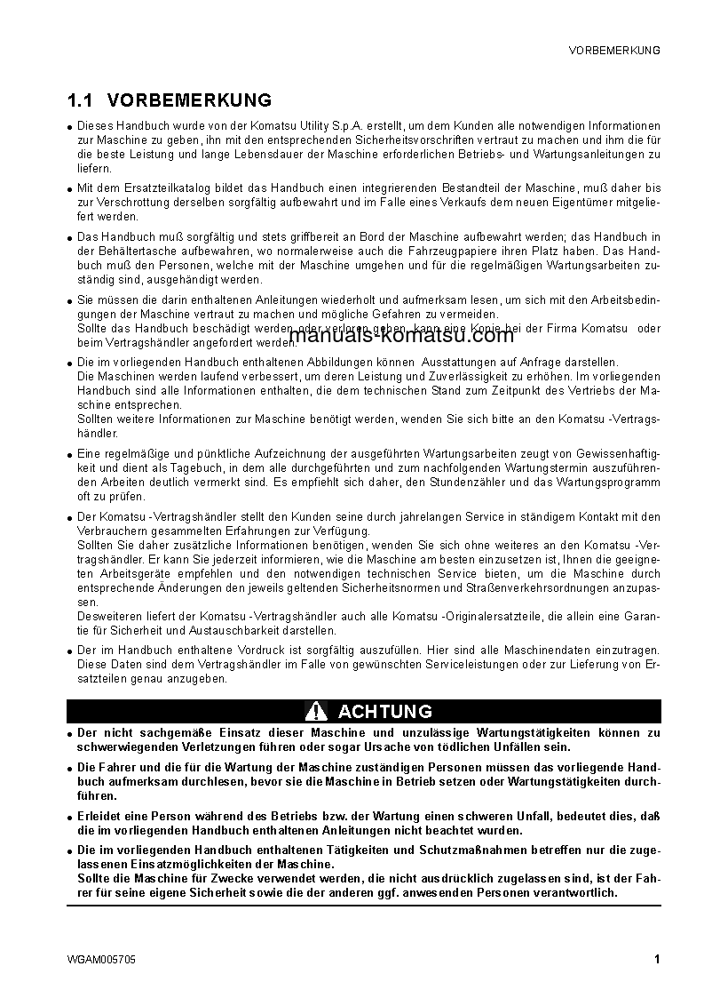 Protected: SK1026-5(ITA) S/N 37CTF50083-UP Operation manual (German)