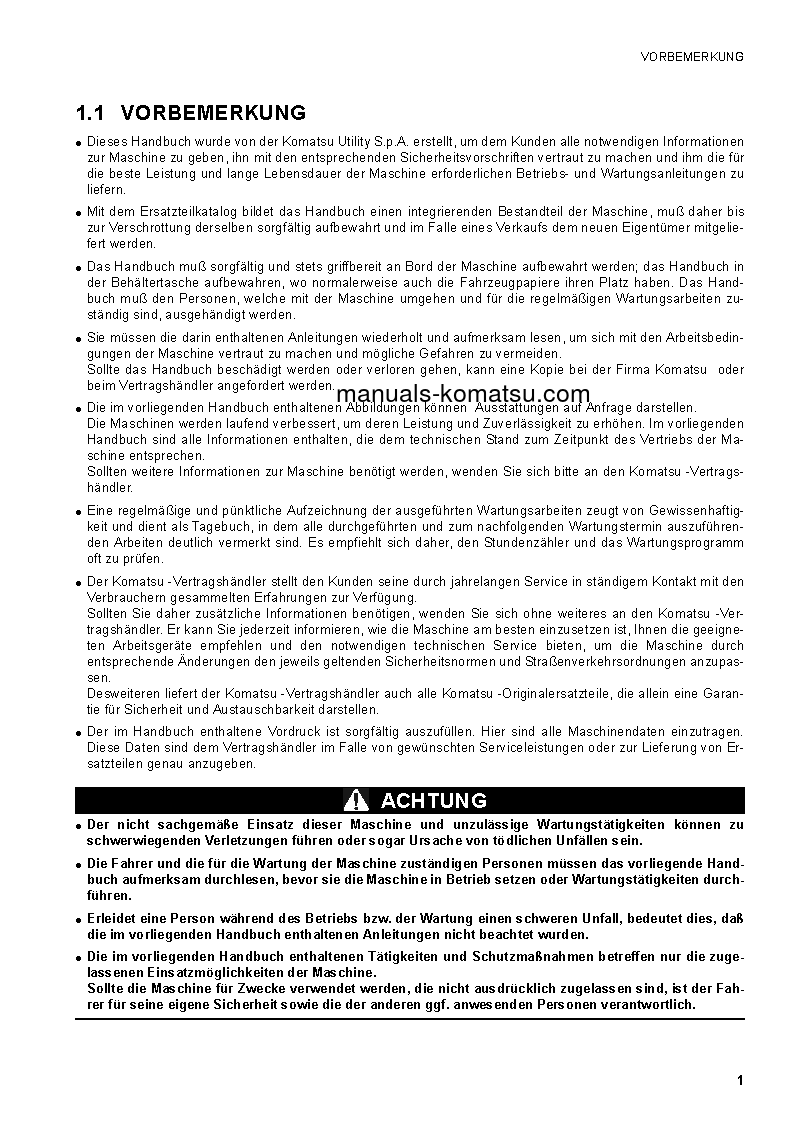 Protected: CK25-1(ITA) S/N F00003-F00070 Operation manual (German)