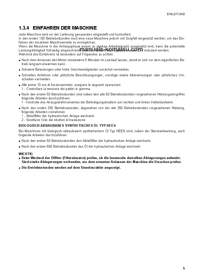 Protected: CK35-1(ITA) S/N F00003-F00054 Operation manual (German)