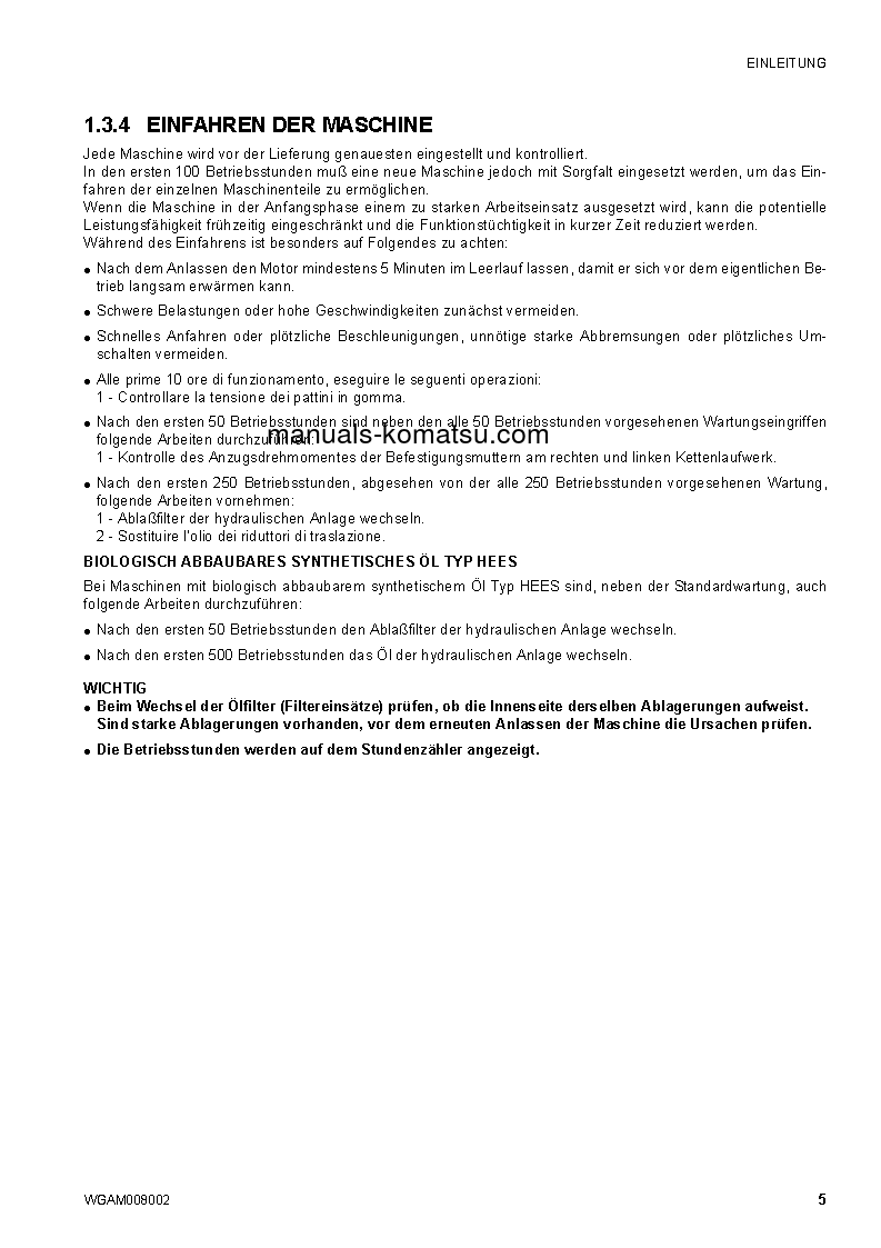 Protected: CK35-1(ITA) S/N F00055-F00072 Operation manual (German)